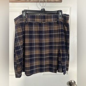 Plaid Skirt